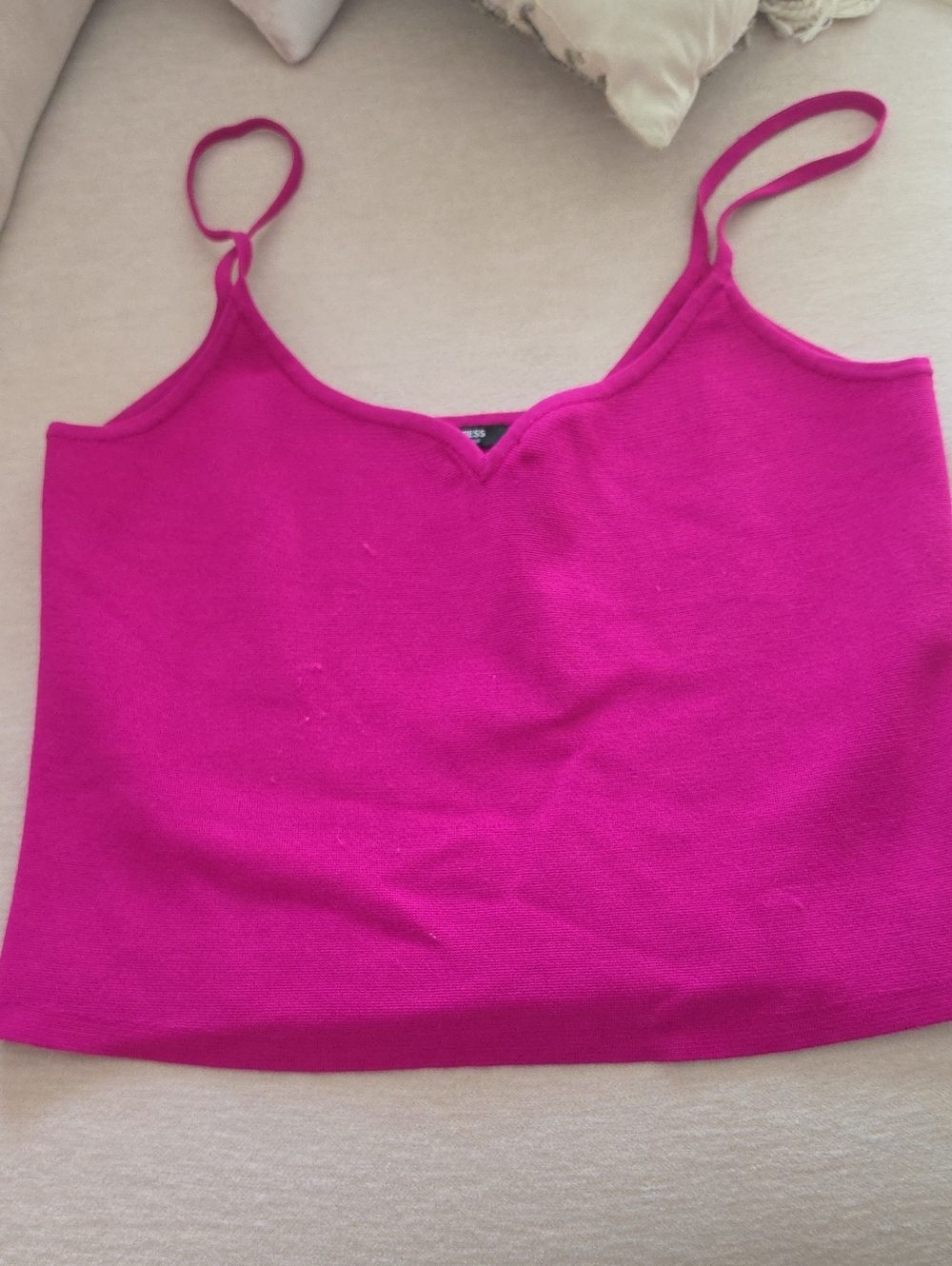 ExpressBright Pink Spaghetti Strap Tank Top